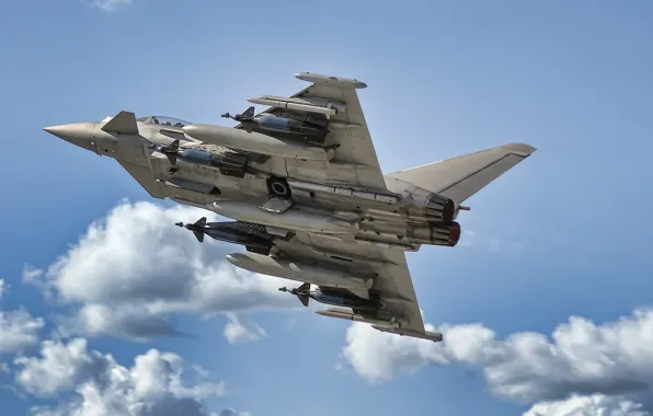 Картинка авиация, истребитель, многоцелевой, Typhoon, FGR4