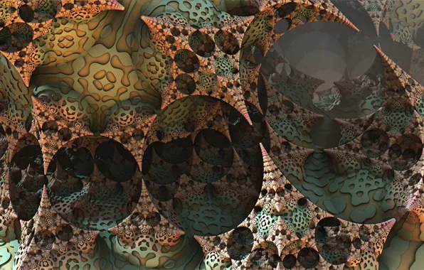 Круги, узор, дыры