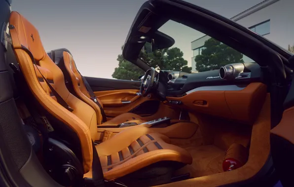 Ferrari, car interior, Novitec Ferrari F8 Spider N-Largo