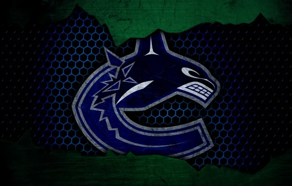 Wallpaper, sport, logo, NHL, hockey, Vancouver Canucks