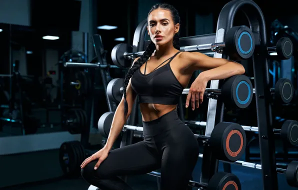 Поза, фигура, фитнес, штанга, workout, fitness, abs, CrossFit