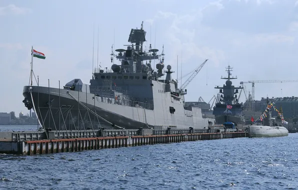 Фрегат, ВМС Индии, визит, INS Tamal