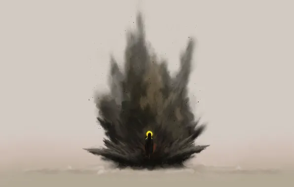 Картинка взрыв, рисунок, избранный, второе пришествие