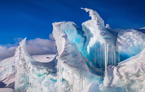 Картинка сосульки, льды, Антарктида