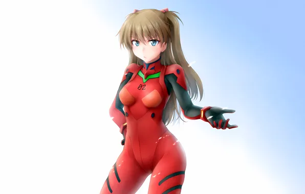 Girl, sexy, Neon Genesis Evangelion, long hair, anime, blue eyes, beautiful, pretty
