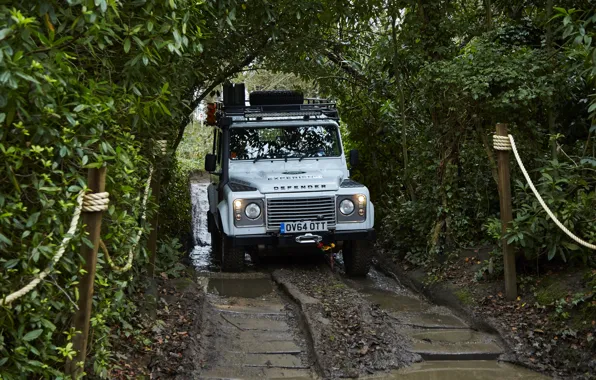 Зелень, Land Rover, Defender, 2015