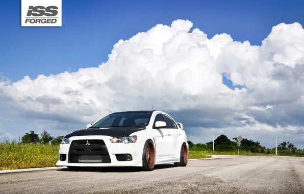 Картинка Mitsubishi, Lancer, Evo, ISS Forged