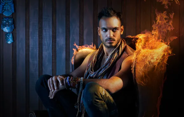 Огонь, магия, маг, волшебники, Пенни, The Magicians, Уильям Адиёд, Arjun Gupta