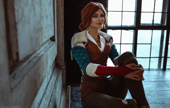 Girls, style, cosplay, Witcher, Triss Merigold