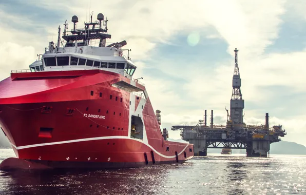 Море, Судно, Нос, Бак, Ship, Vessel, AHTS, Offshore