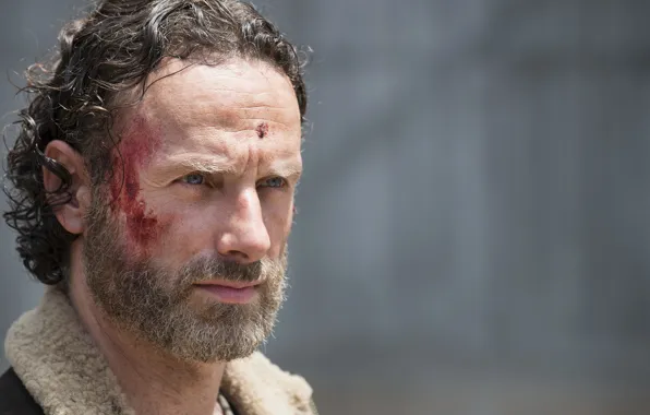 Взгляд, лицо, The Walking Dead, Andrew Lincoln