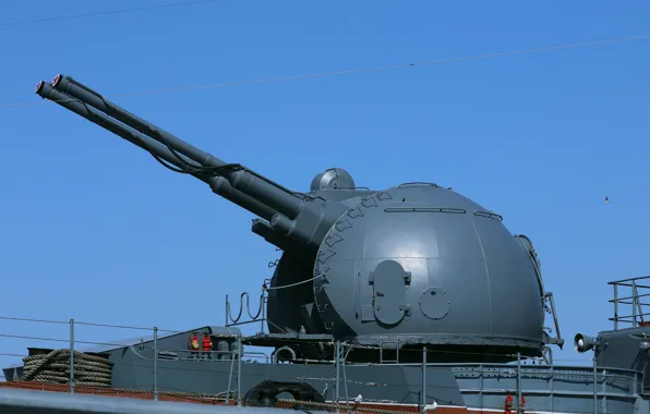 Корабельная, артустановка, АК-130