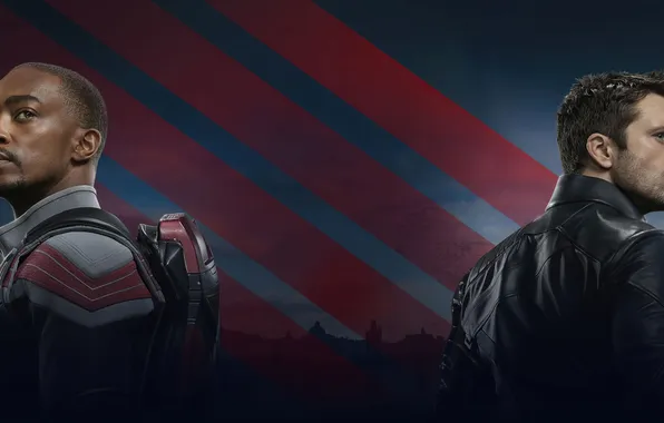 Фон, сериал, постер, комикс, костюмы, MARVEL, Anthony Mackie, Энтони Маки