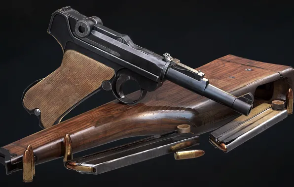 Германия, Самозарядный пистолет, Luger Artillery, Luger Lange Pistole 08