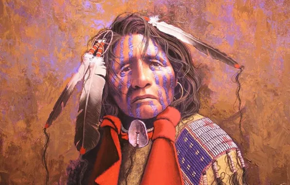 Native american, first people, mark rohrig, The Way Home