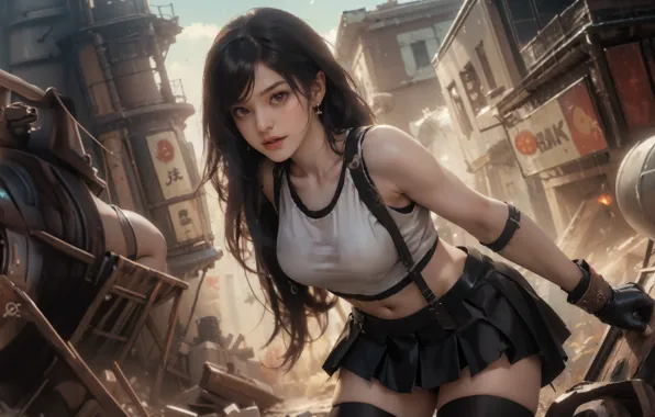 Картинка game, final fantasy 7, tifa