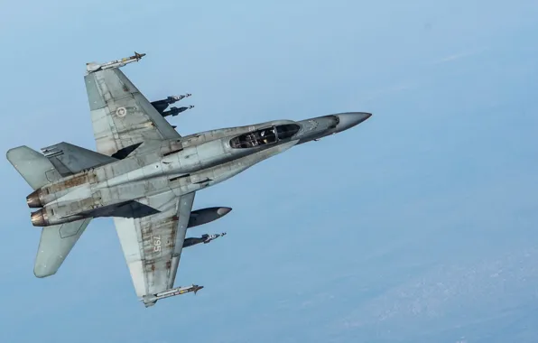 Оружие, самолёт, CF-18 Hornet