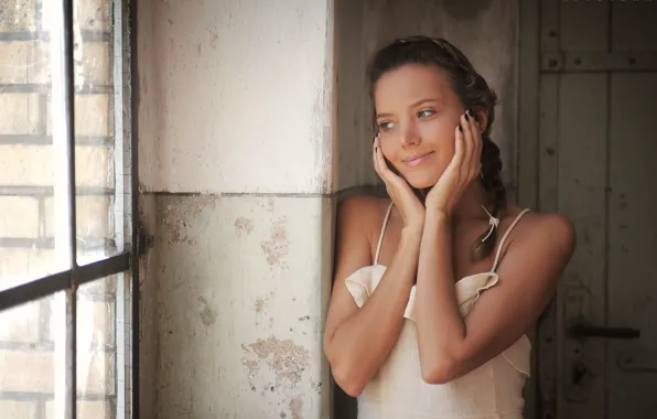 Model, Smile, Katya Clover, Looking Out Window, Artofdan Photography