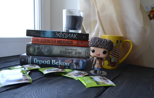 Игрушка, книги, свеча, коллекция, композиция, литература, funko pop