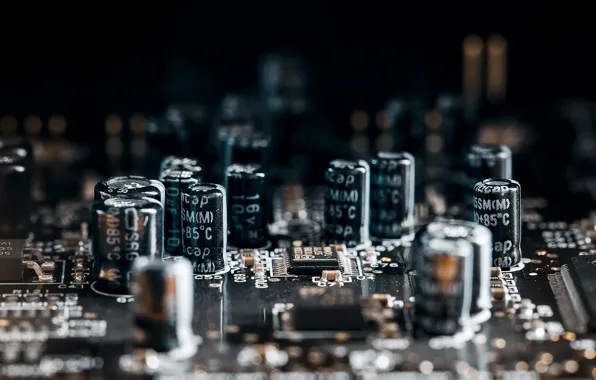 Motherboard, Orange and Teal, ByteCity