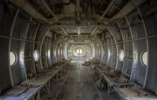 Plane, iron, abandoned, beds