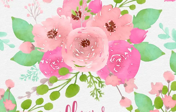 Картинка цветы, текстура, background, Floral