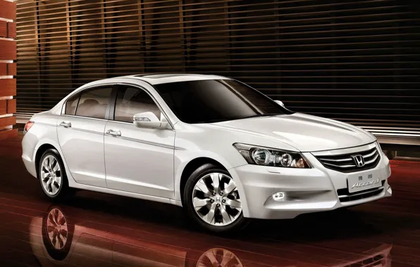 Белый, honda, хонда, accord, аккорд, honda accord, хонда аккорд