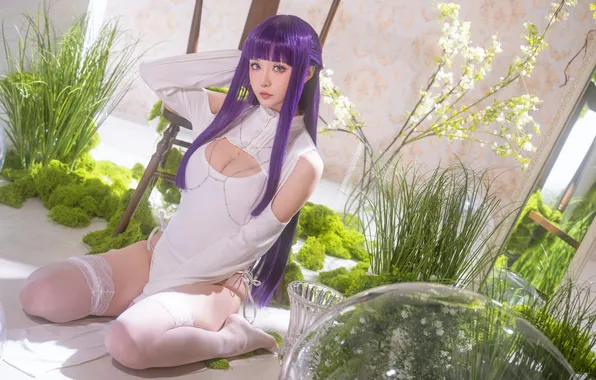 Картинка Asian, model, women, cosplay, anime girls, Hoshilily, Sousou No Frieren, Fern (Sousou No Frieren)
