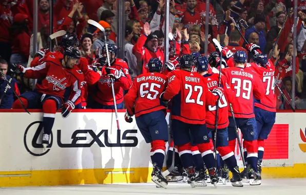 Игра, Лед, Вашингтон, Лёд, Washington, NHL, НХЛ, Хоккей