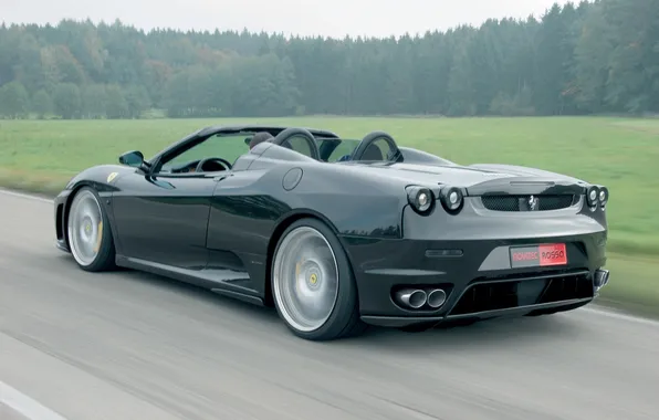 Картинка черный, скорость, Ferrari
