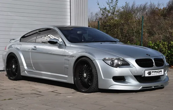 Дизайн, серый, bmw, диски, tuning, prior