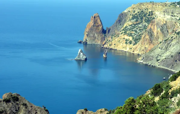Крым, черное море, мыс, фиолент