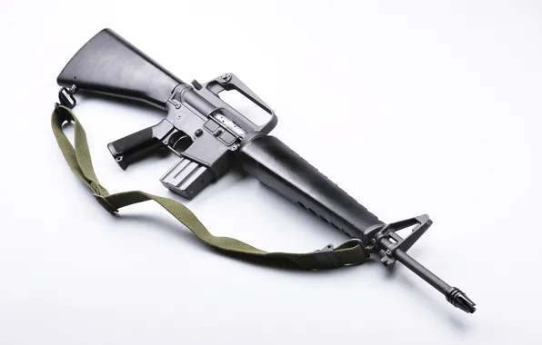 Картинка оружие, винтовка, M16, автоматическая