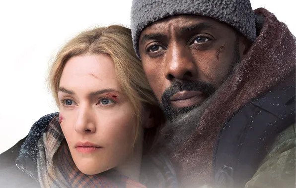 Пара, триллер, постер, драма, Idris Elba, Идрис Эльба, Kate Winslet, Кейт Уинслет
