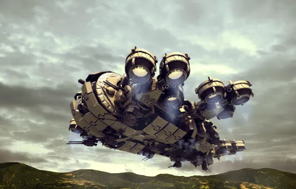 Thunderbolt, arrival, gunship