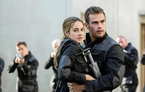 Картинка Theo James, Shailene Woodley, Divergent