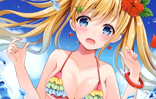 Girl, sexy, long hair, boobs, anime, beautiful, pretty, erotic