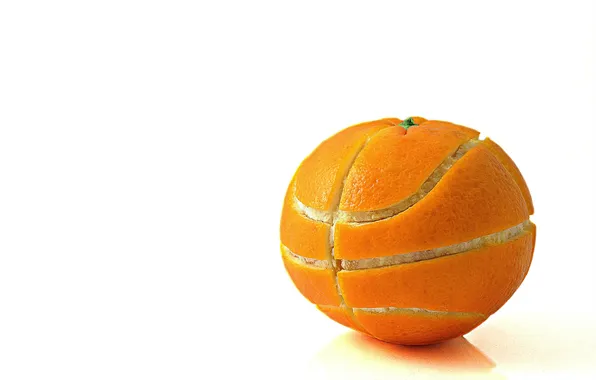 Спорт, мяч, апельсин, фрукт
