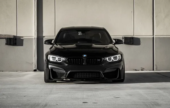 Картинка BMW, Front, Black, Face, F82, Strict, Sight