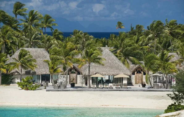 French polynesia, bora-bora, st-regis, royal estate, beach villa