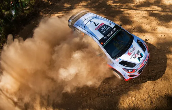 Картинка Пыль, Hyundai, WRC, Rally, Ралли, i20, Neuville