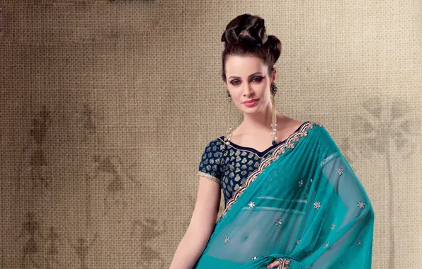Украшения, брюнетка, woman, индианка, Bollywood, сари, indian brunette