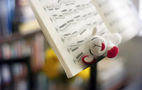 Ноты, музыка, игрушка