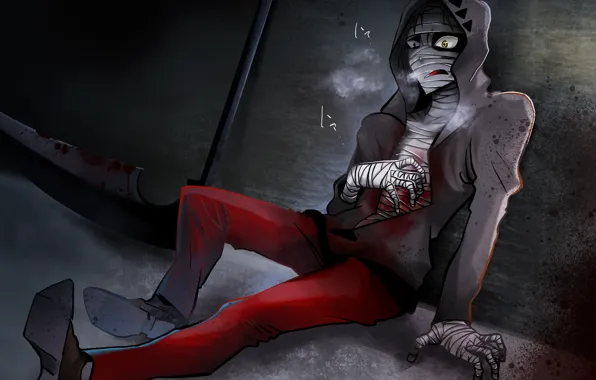 Парень, Ангел кровопролития, Satsuriku no Tenshi, Зак Фостер