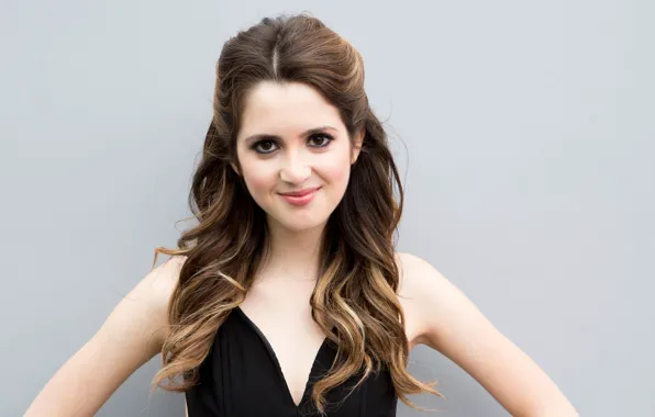 Girl, long hair, smile, face, Laura Marano