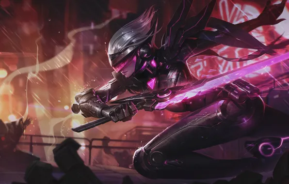 League of legends, LoL, Fiora, skin, splash art