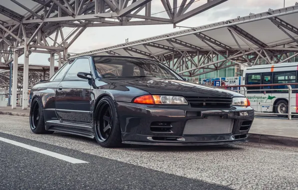 Картинка GTR, Nissan, R32, COUPE, Skyline, BNR32, WIDE-BODY, Skyline GT-R