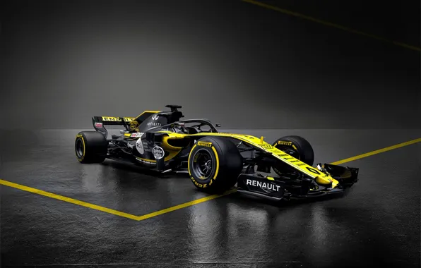 Картинка Renault, формула 1, болид, Formula 1, рено, 2018, R.S.18