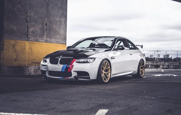 BMW, White, E92, M3