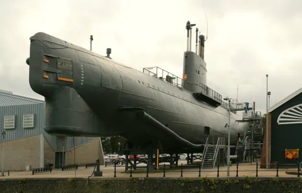 Субмарина, музей, Нидерланды, U-Boot Tonijn